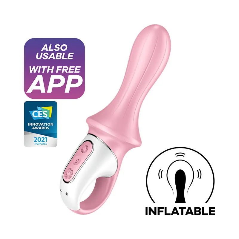 7 Satisfyer Air Pump Booty 5  INFLATABLE G Spot Anal APP Vibrator USB Sex Toy