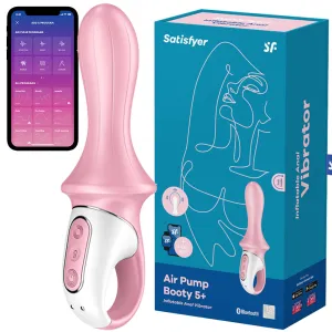 7 Satisfyer Air Pump Booty 5  INFLATABLE G Spot Anal APP Vibrator USB Sex Toy