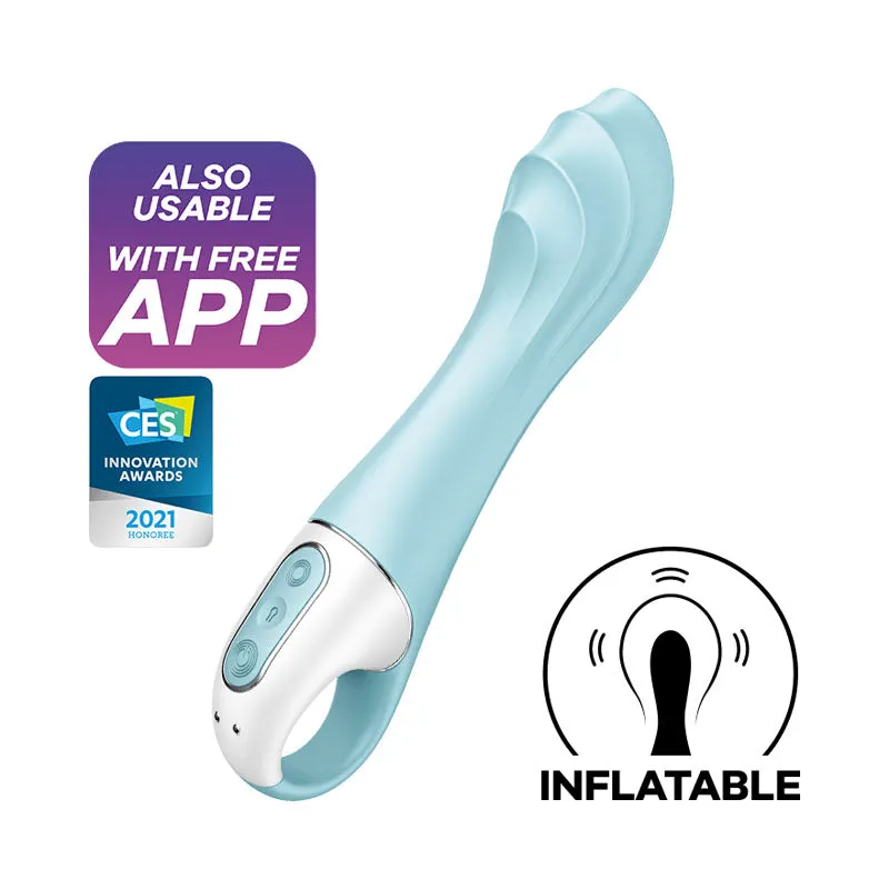 8 Satisfyer Air Pump Vibrator 5  INFLATABLE G Spot Anal APP Control USB Sex Toy