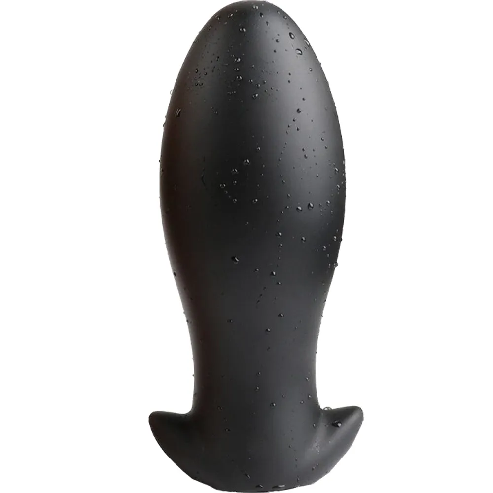 Bebuzzed DINO EGG Anal Plug Liquid Silicone XXXL 23cm Black