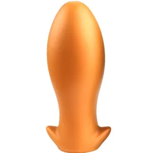 Bebuzzed DINO EGG Anal Plug Liquid Silicone XXXL 23cm Gold