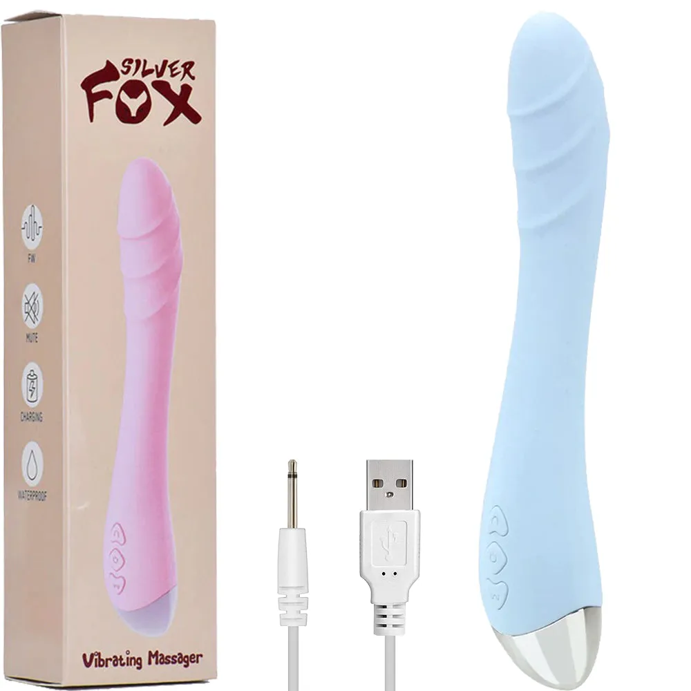 Bebuzzed Fox G-Spot Vibrator Rechargeable Blue