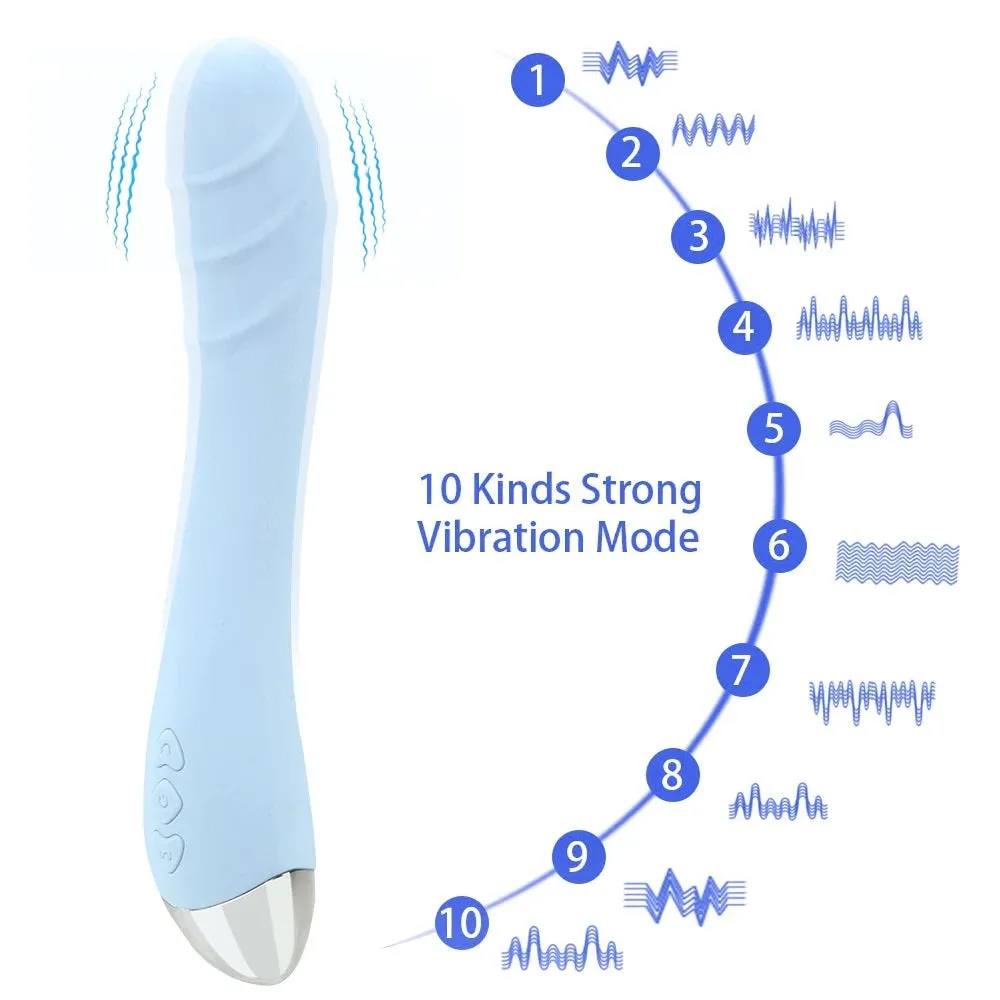 Bebuzzed Fox G-Spot Vibrator Rechargeable Blue