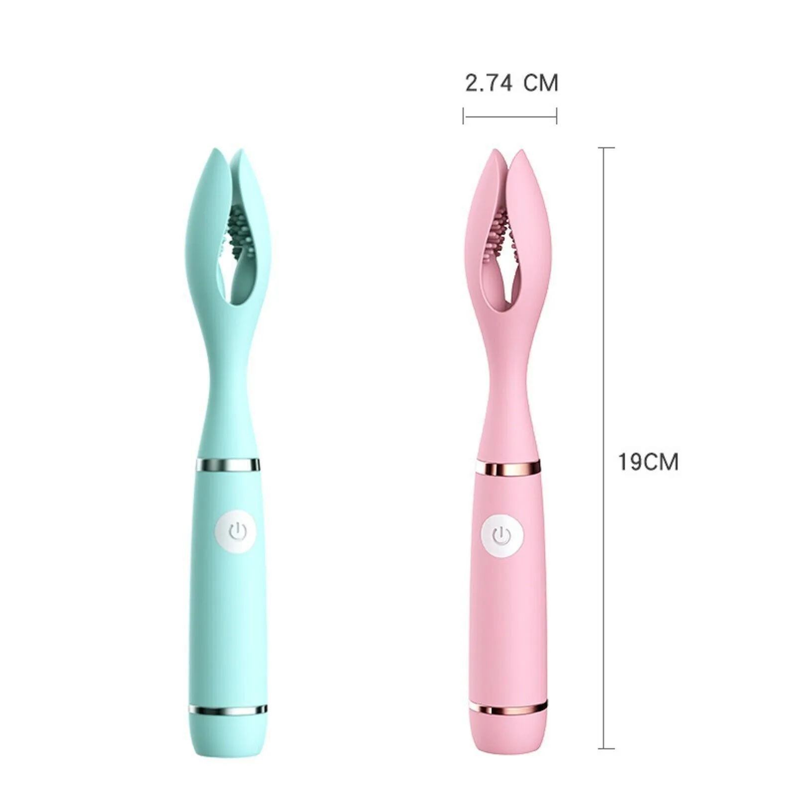 BeBuZZed Nipple & Clitoris Clamp USB Rechargeable Vibrator Blue