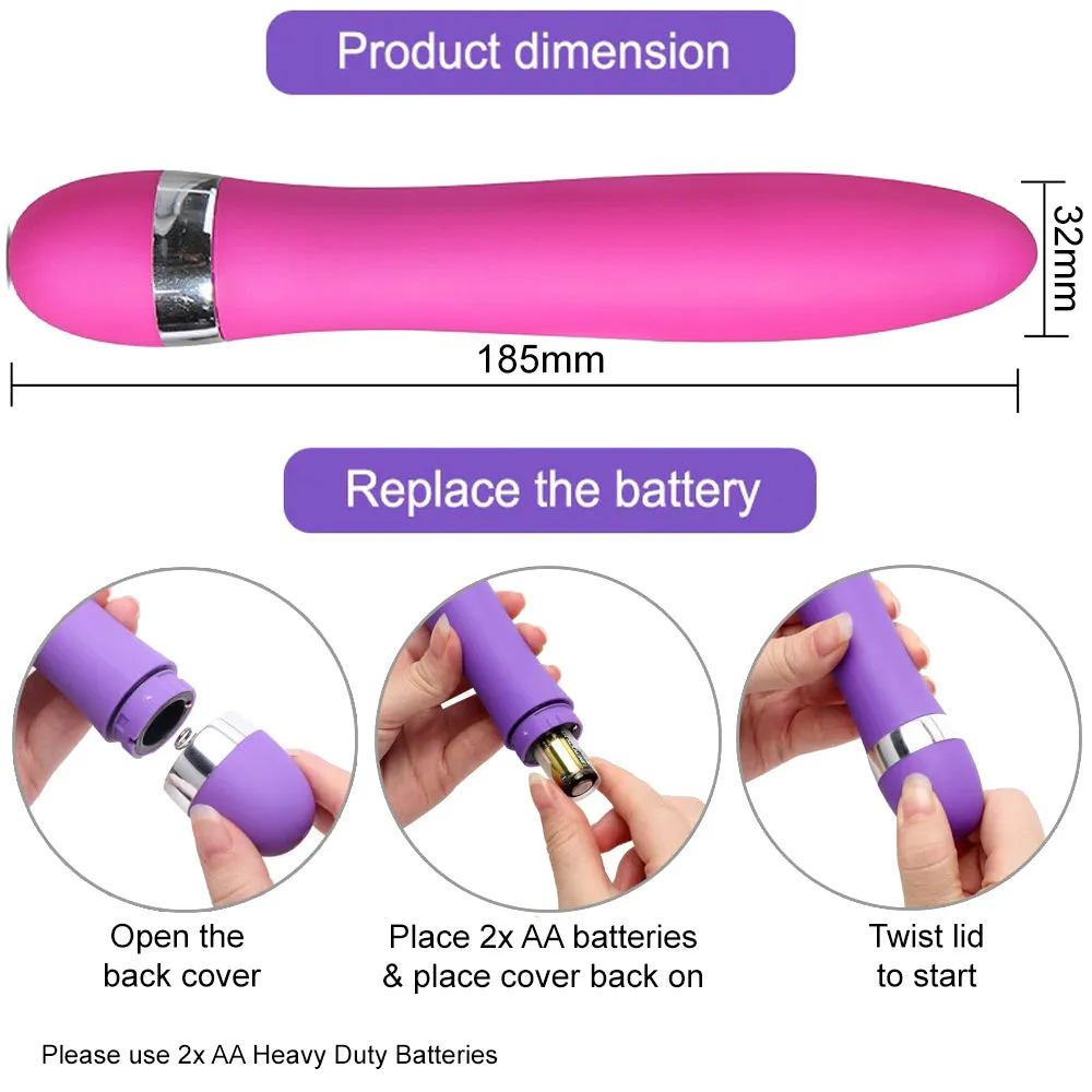 BeBuZZed Tango Classic 7.2 G-Spot Vibrator Multi-Speed Pink