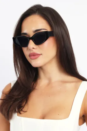 Black Animal Print Fashion Sunglasses