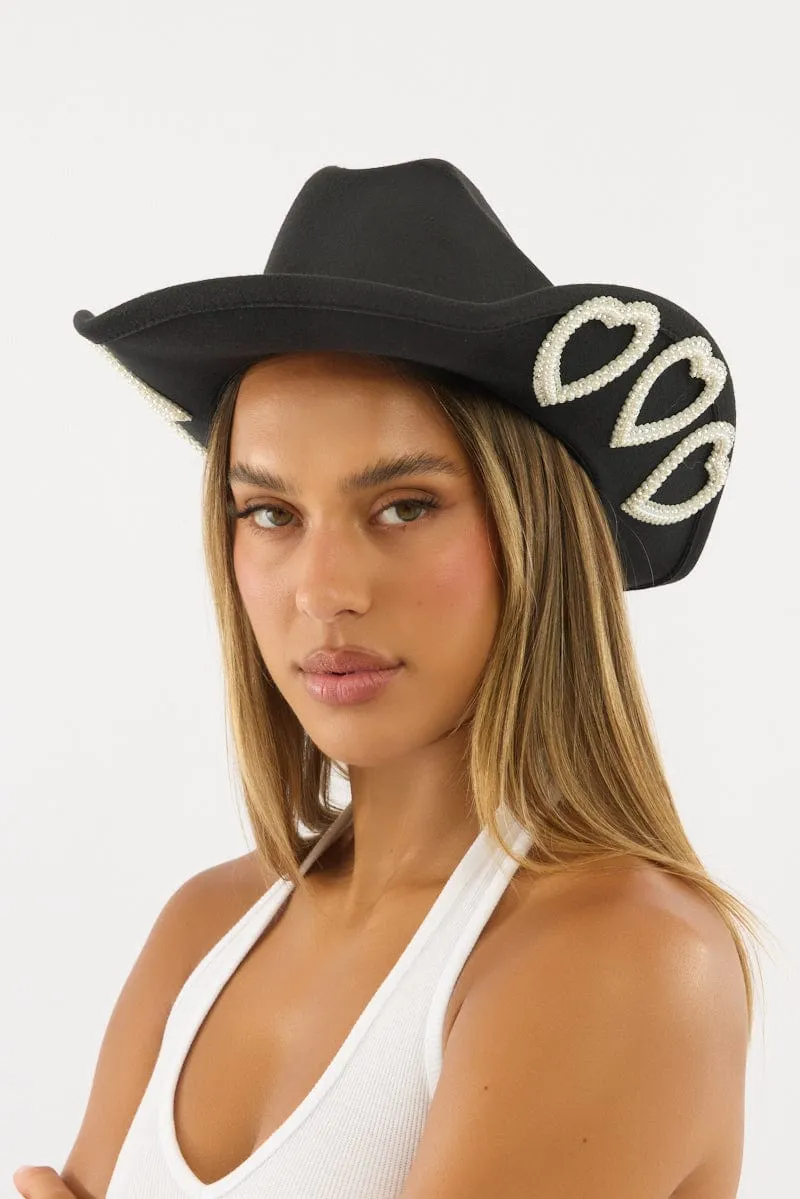 Black Heart Festival Cowboy Hat