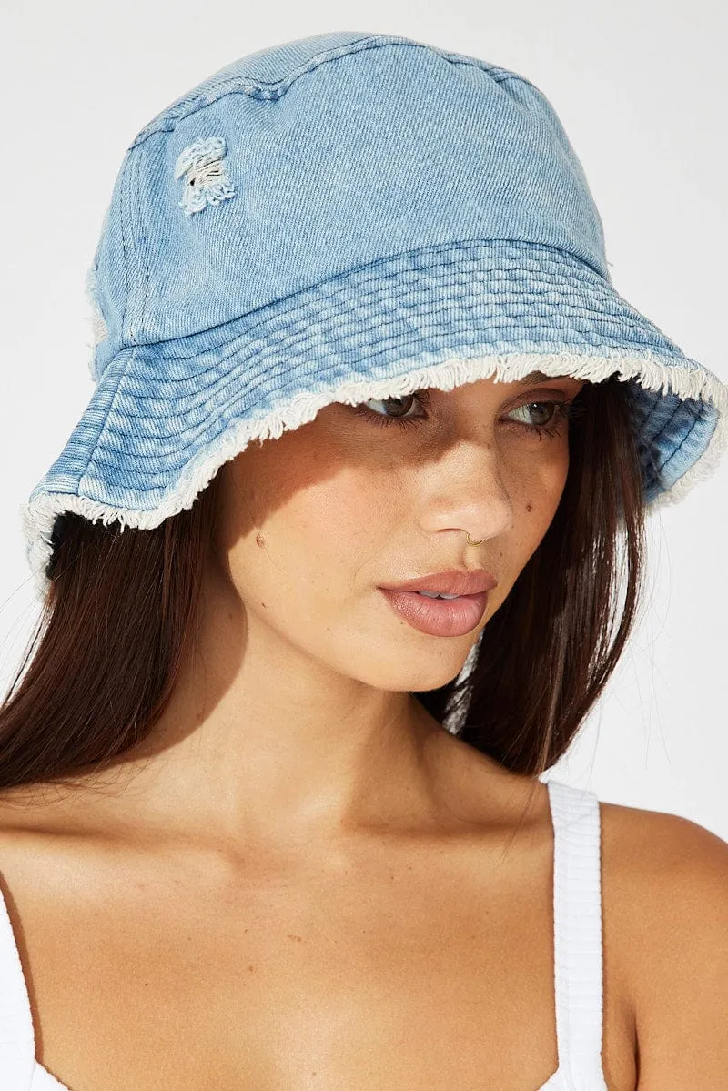 Blue Bucket Hat