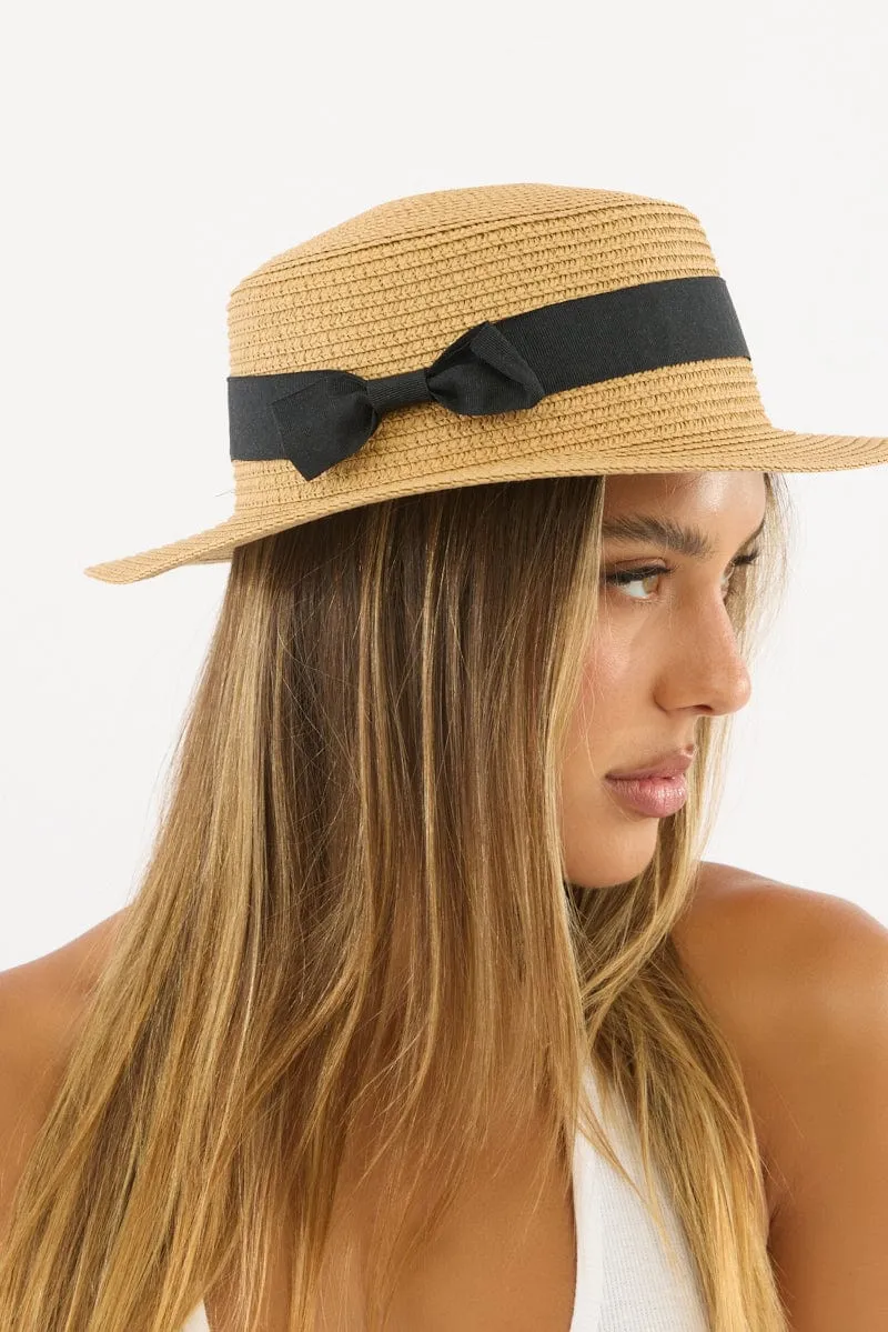 Brown Straw Hat