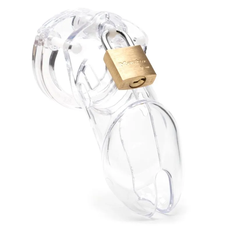 CB-X Cockcage CB-6000 Clear Male Penis Chastity Kit Cage Clear