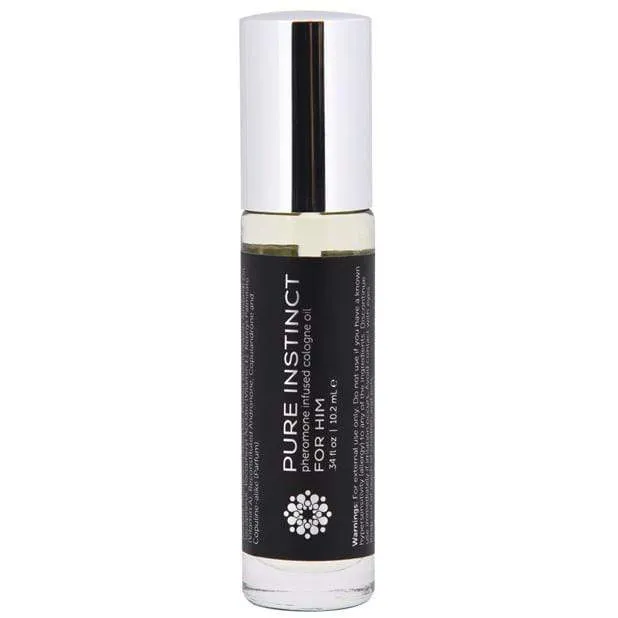 Classic Erotica - Pure Instinct Pheromone Cologne Oil For Him Roll On 10.2ml