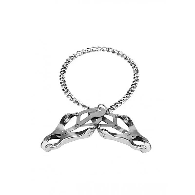 Clover Nipple Clamp With Chain