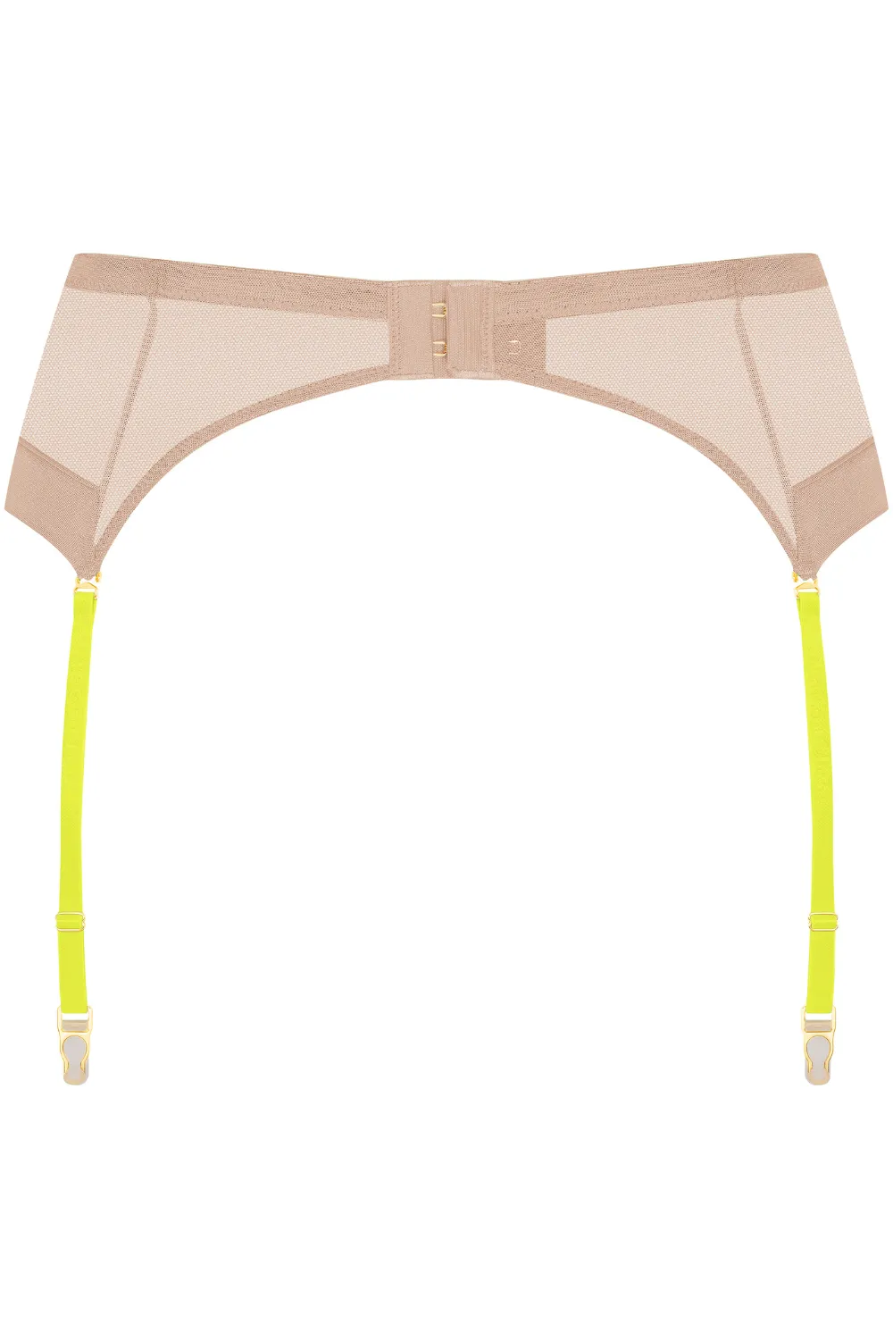 Corps  Corps Suspender Belt Vanilla/Neon Yellow