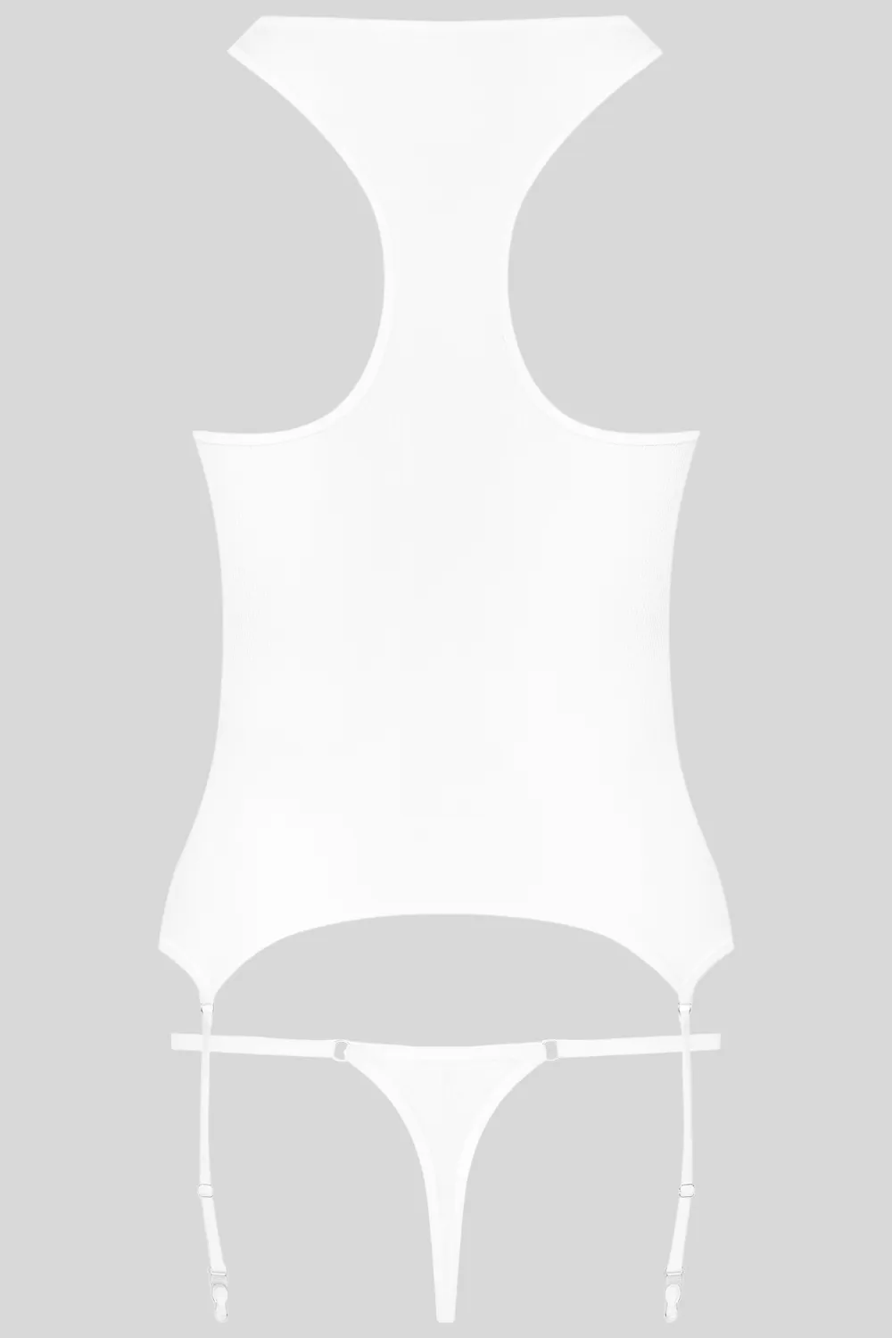 La Femme Amazone Suspender Top & Mini Thong