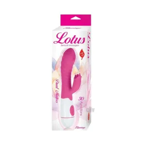 Lotus Sensual Massagers #5 Dual Stimulator Silicone Pink