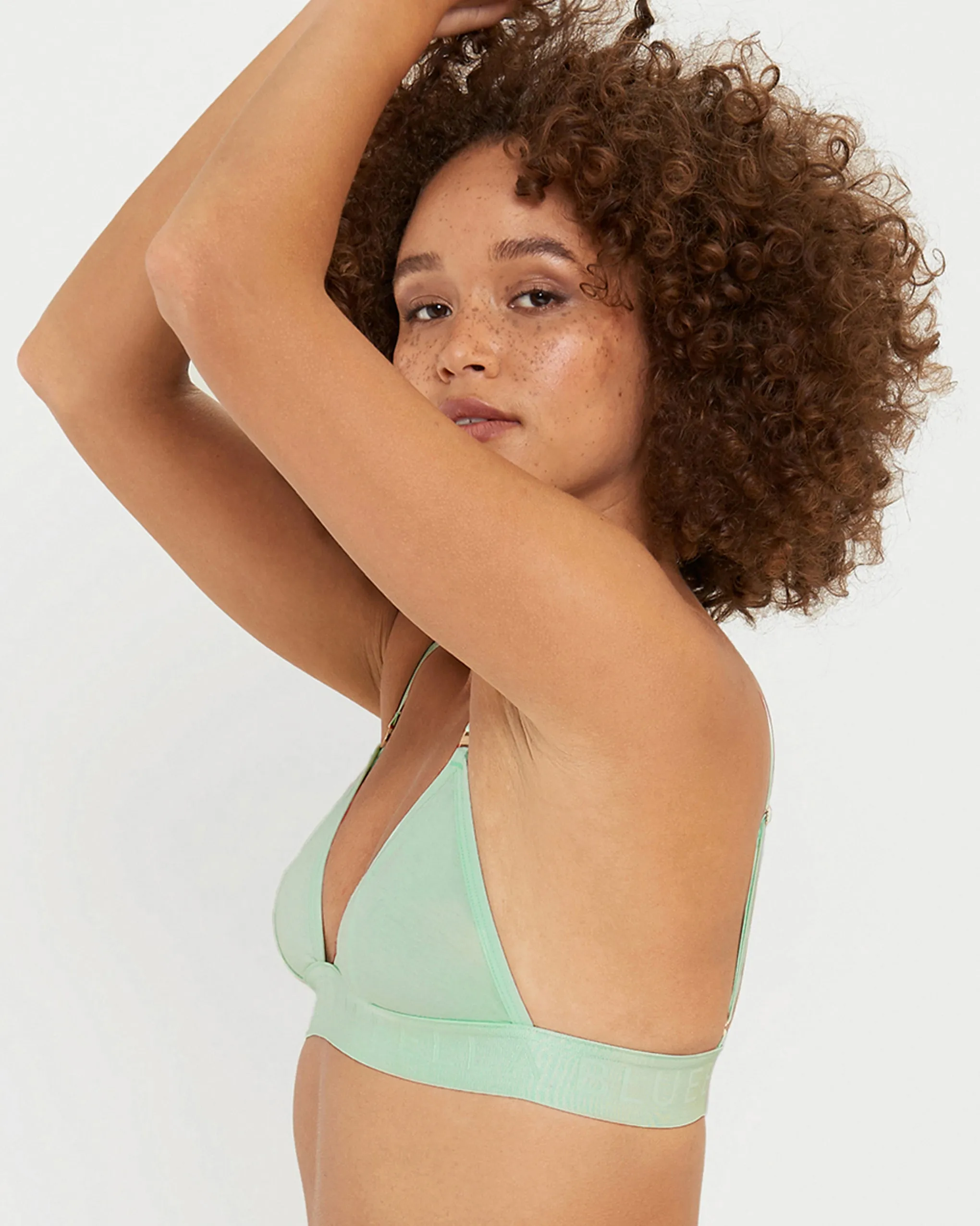 Lulu Bamboo Bralette Mint