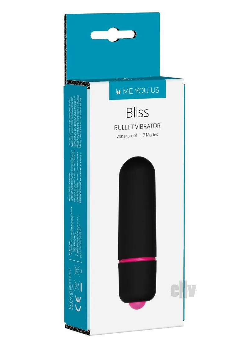 Minx Bliss 7 Mode Mini Bullet Vibe Black