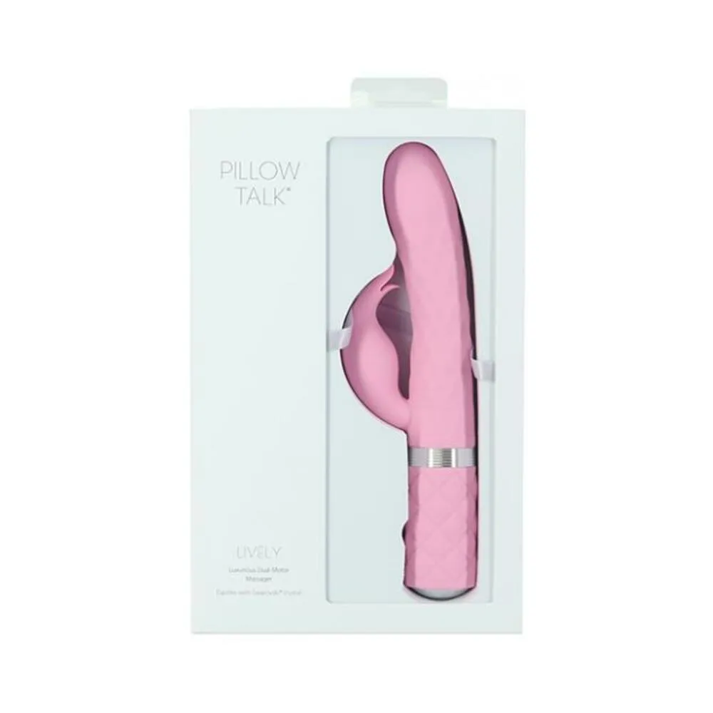 Pillow Talk Lively Dual Stimulator Pink