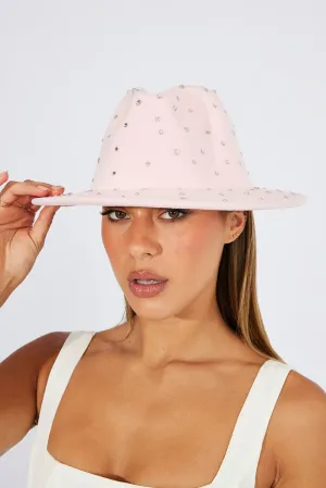 Pink Fedora Hat
