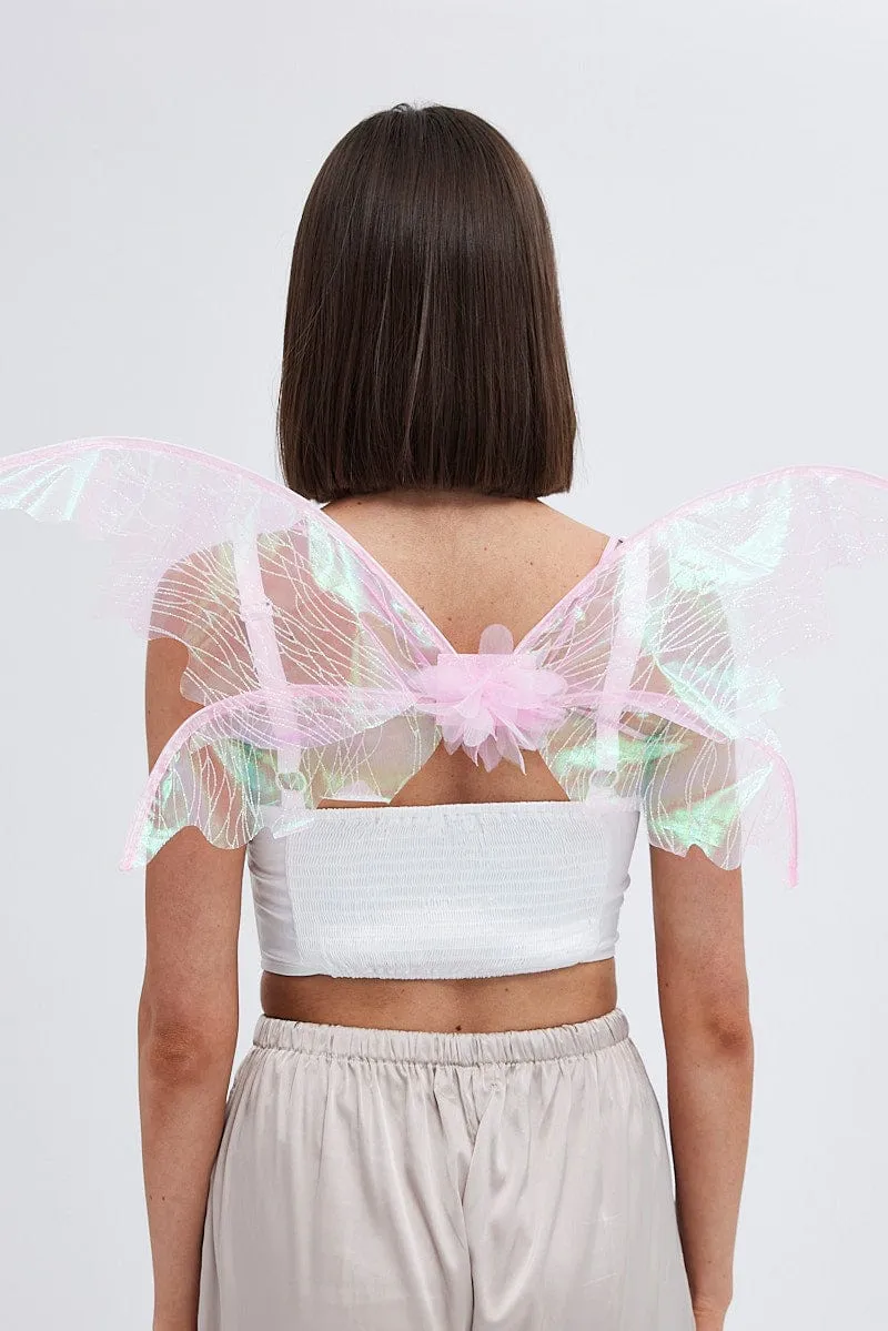 Pink Festival Butterfly Wings