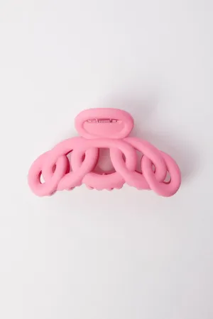 Pink Hair Claw Clip