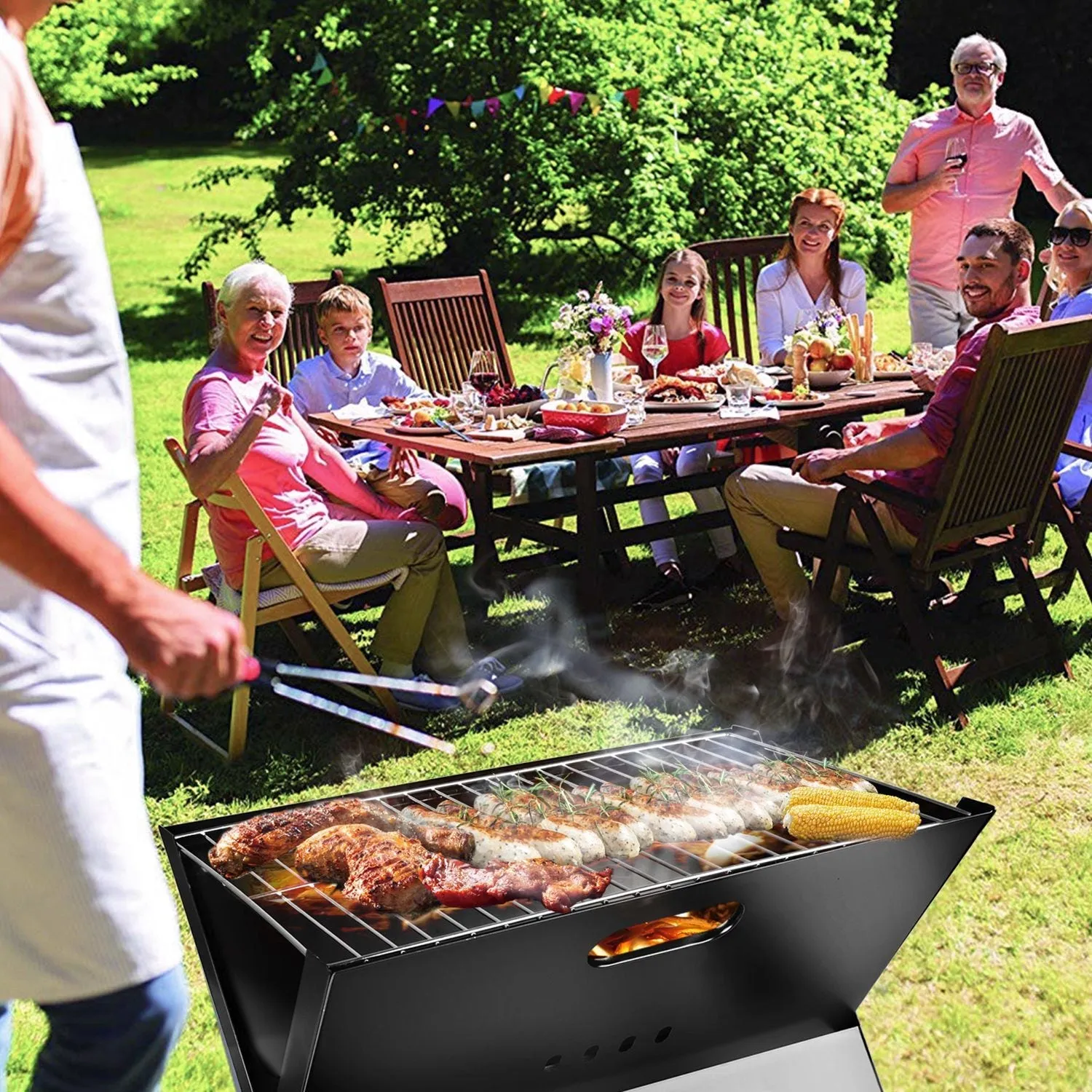 Portable BBQ Barbecue Grill Foldable