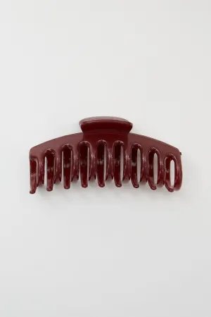 Red Classic Hair Claw Clip