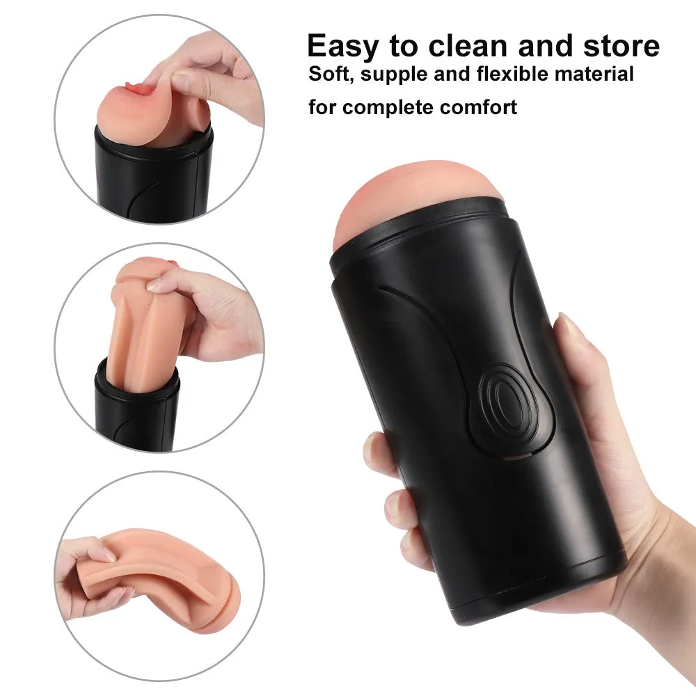 Sandy 3D Realistic Male Masturbator Cup Pocket Pussy Mens Penis Stroker Vagina
