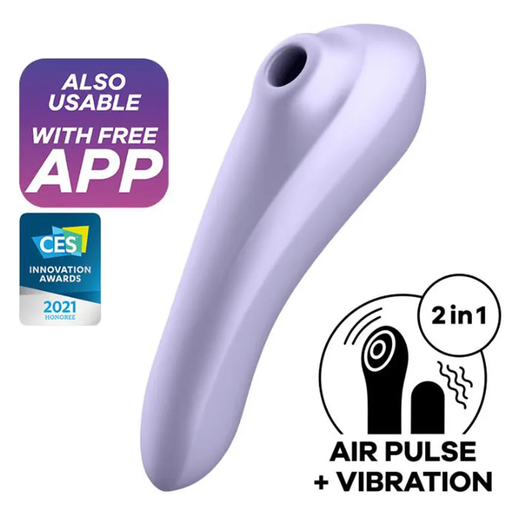 Satisfyer Dual Pleasure Clitoral Stimulator G-Spot Vibrator Sucker APP Control
