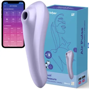 Satisfyer Dual Pleasure Clitoral Stimulator G-Spot Vibrator Sucker APP Control