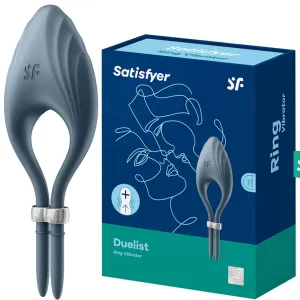Satisfyer Duelist ADJUSTABLE Vibrating Cock Ring Couples Stamina USB Sex Toy