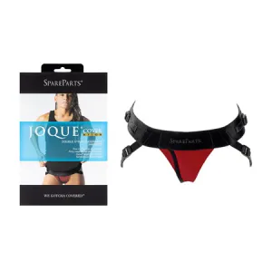 SpareParts Joque Cover Undwr Harness Red (Double Strap) Size B Nylon