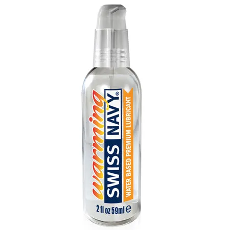 Swiss Navy Warming Water Based Lubricant - 2 oz