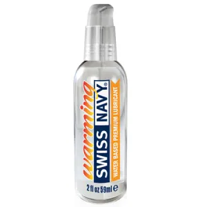 Swiss Navy Warming Water Based Lubricant - 2 oz