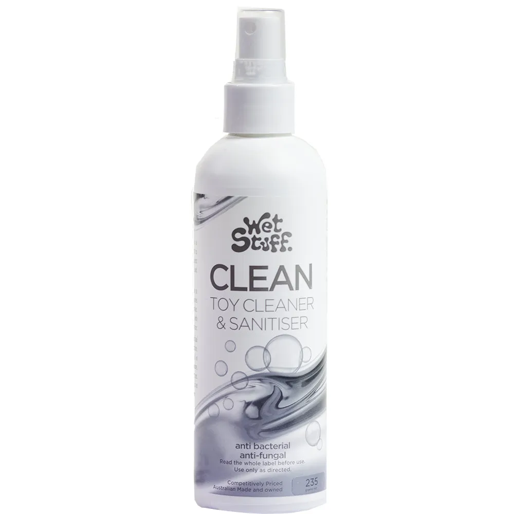 Wet Stuff Clean Sex Toy Cleaner Anti-Bacterial Sanitiser 235g