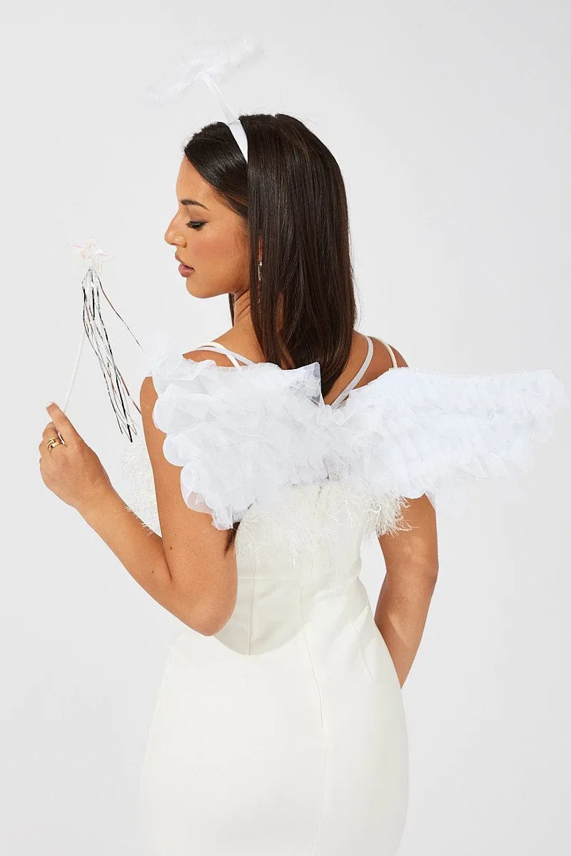 White Halloween Angel Set