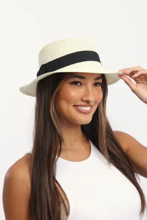 White Straw Hat