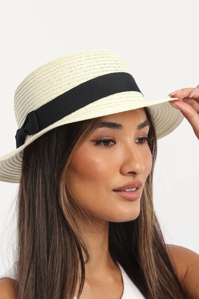 White Straw Hat