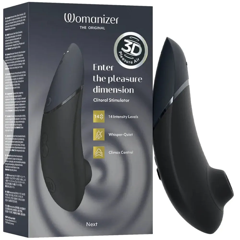 Womanizer Next Clitoral Suction Stimulator Black
