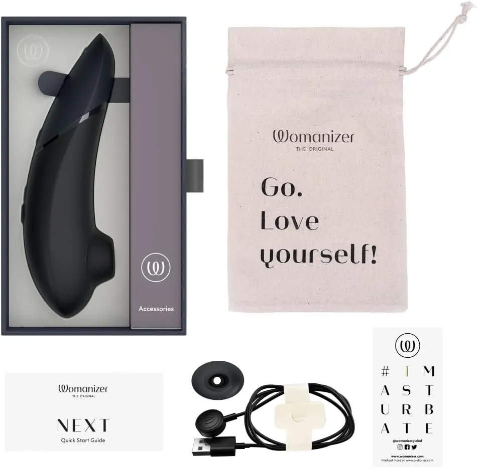 Womanizer Next Clitoral Suction Stimulator Black